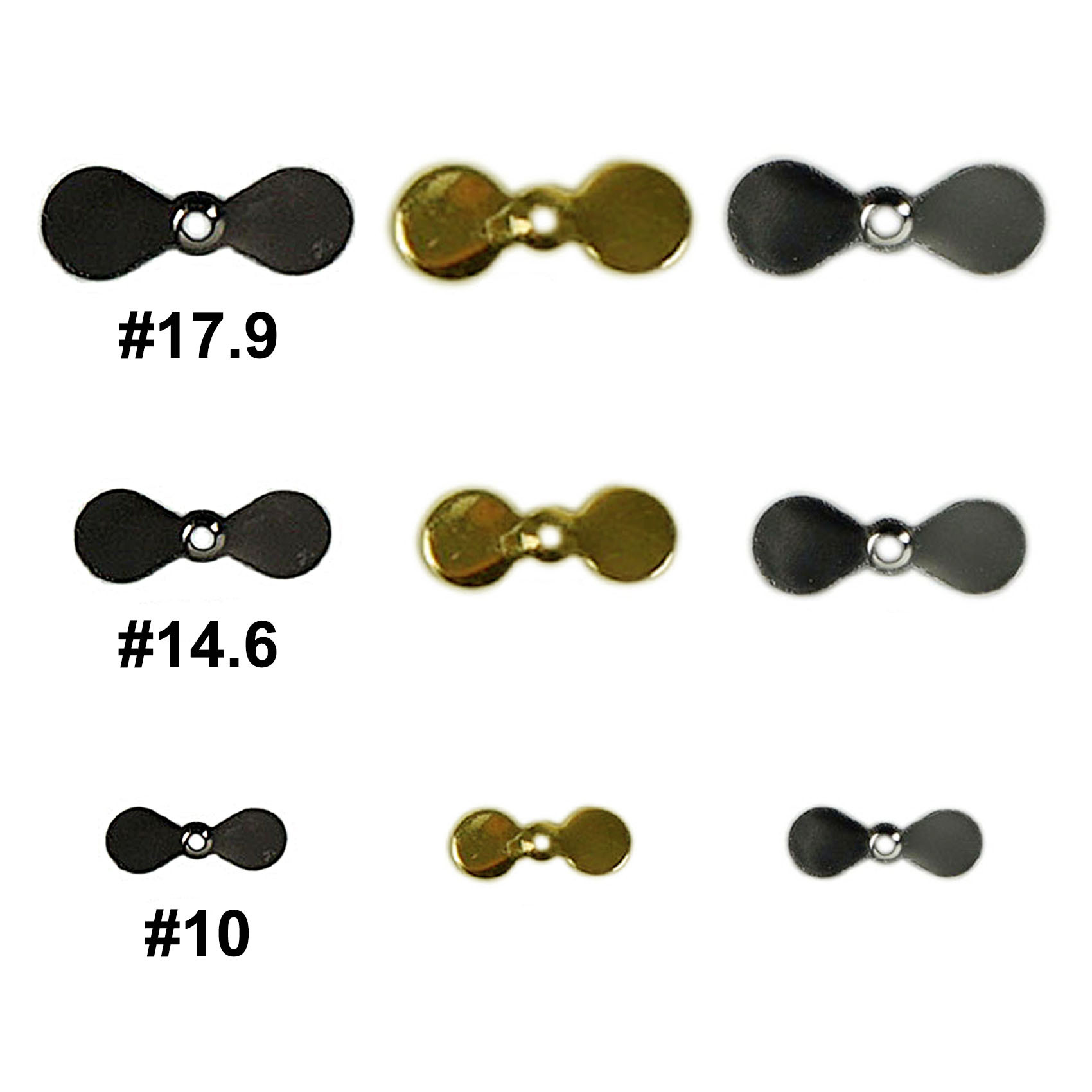 BTI-08A-314 Brass Fly Propeller