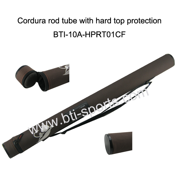 Cordura rod tube with hard top protection