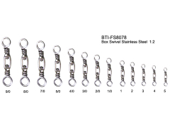 Box Swivel Stainless Steel 1:2