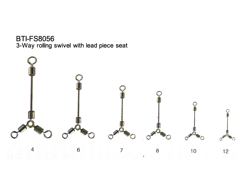 3-Way rolling swivel with lead piece seat
