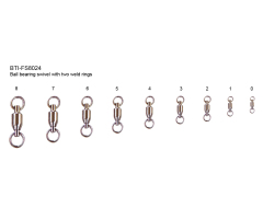 Ball bearing swivel with two weld rings