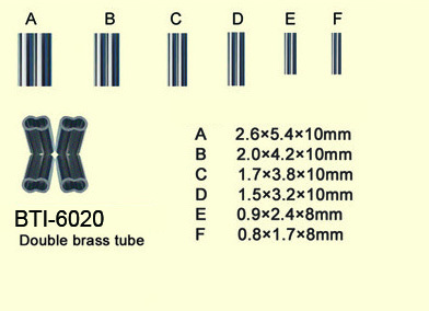 BTI-6020 Double brass tube