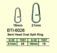 BTI-6026 Bent head oval split ring