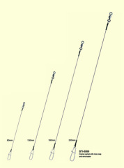 BTI-6069 Crance swivel with nice snap and wire leader