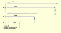 BTI-4042 Fluorescent beads with cross-line brass beads and tube balance
