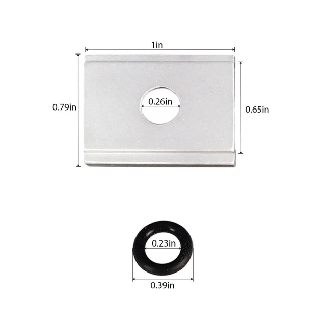 BTI-14A-9003 Aluminum Kayak Track Adapter