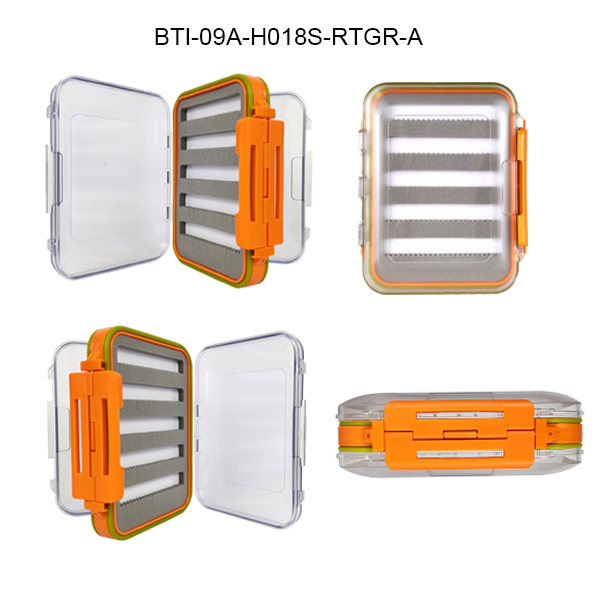 BTI-09A-H018S Bright-colored waterproof fly boxes