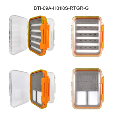 BTI-09A-H018S Bright-colored waterproof fly boxes