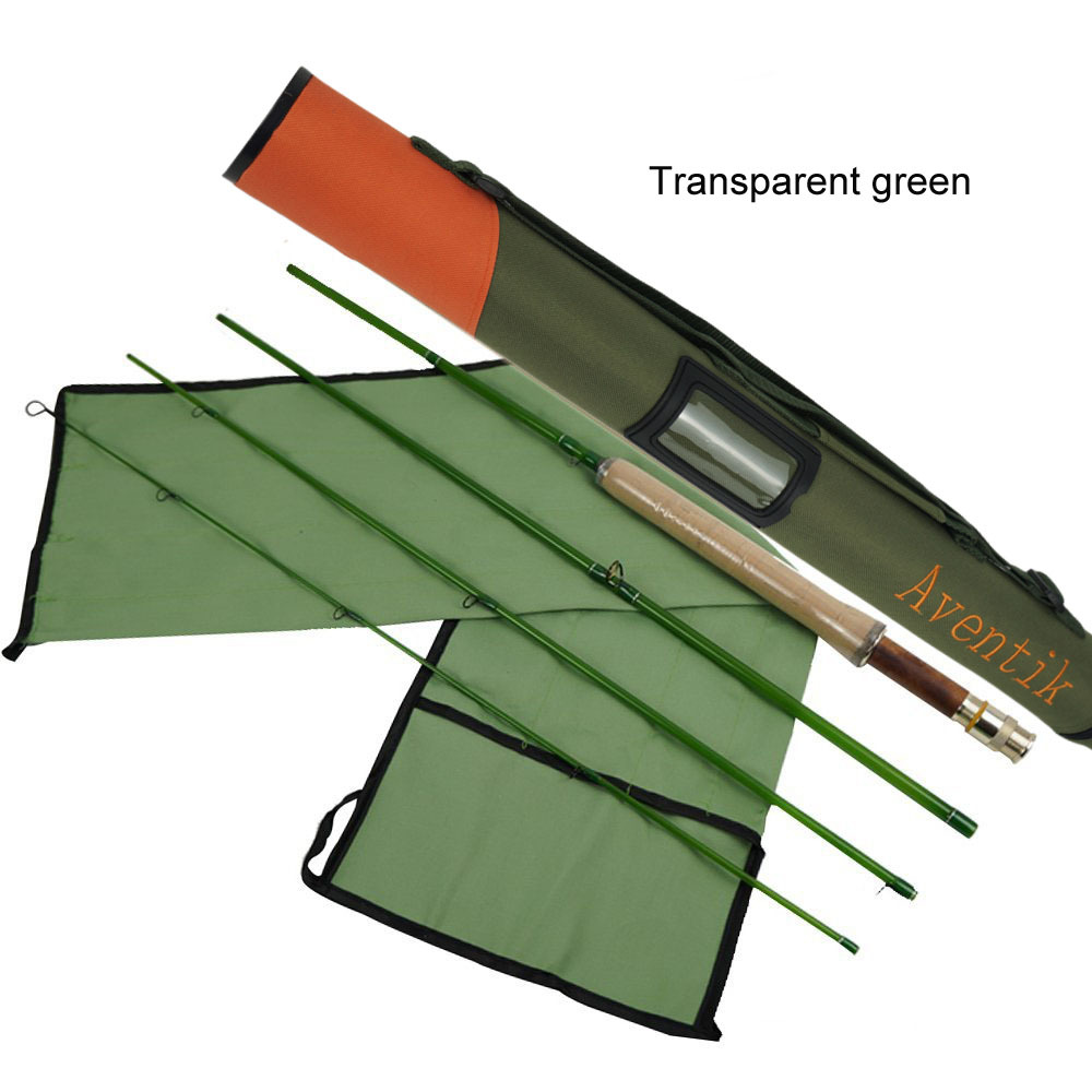 More attractive colours for fiberglass rods