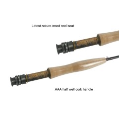 IM12 Nano Fly Rods – 9’0” 3wt, 4wt, 5wt, 6wt 4pcs Fast Action, 46T Carbon