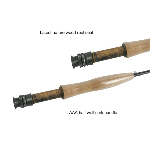 IM12 Nano Fly Rods – 9’0” 3wt, 4wt, 5wt, 6wt 4pcs Fast Action, 46T Carbon