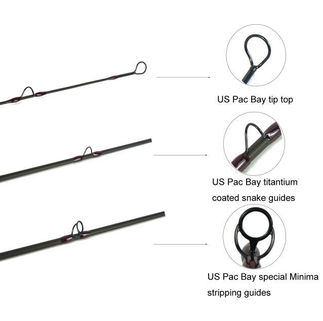 IM12 Nano Fly Rods – 9’0” 7wt, 8wt, 9wt 4pcs Fast Action, 46T Carbon