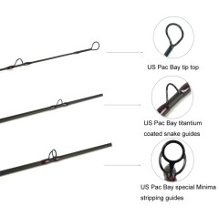 IM12 Nano Fly Rods – 9’0” 7wt, 8wt, 9wt 4pcs Fast Action, 46T Carbon