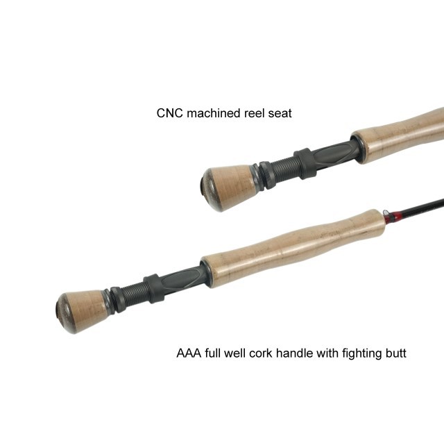 IM12 Nano Fly Rods – 9’6” & 10'0'' 7wt 4pcs Fast Action, 46T Carbon