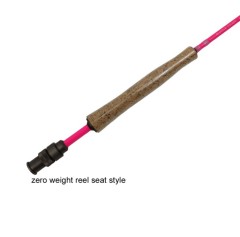 6 Sections Travel Fly Rods For Lady - 8'9'' LW4/5, 9'1'' LW5/6, 10'3'' LW2/3 Fast Action, Attractive Pink Finish, 24T Carbon