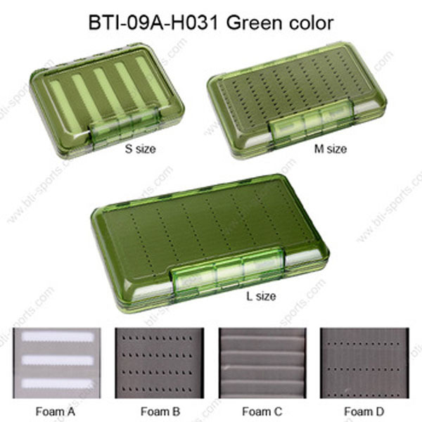 BTI-09A-H031 Transparent Double-sided Waterproof Fly fishing Box