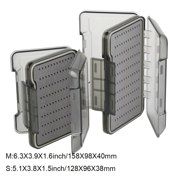 BTI-09A-H031 Transparent Double-sided Waterproof Fly fishing Box