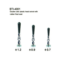 BTI-4001 Double color plastic head swivel with rubber float seat