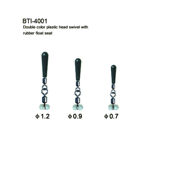 BTI-4001 Double color plastic head swivel with rubber float seat