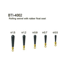 BTI-4002 Rolling swivel with rubber float seat