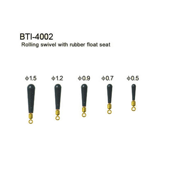BTI-4002 Rolling swivel with rubber float seat