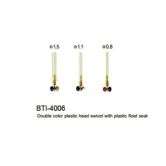 BTI-4006 Double color plastic head swivel with plastic float seat