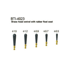 BTI-4023 Brass head swivel with ubber float seat