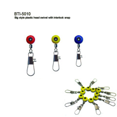 BTI-5010 Big style plastic head swivel with interlock snap