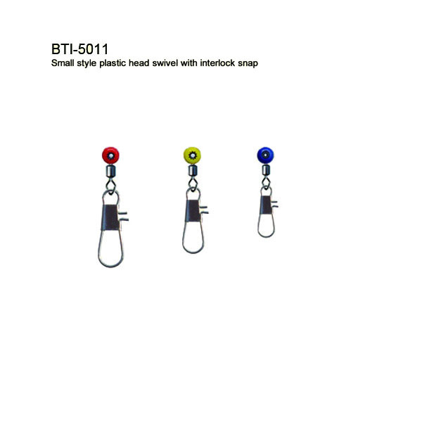 BTI-5011 Small style plastic head swivel with interlock snap