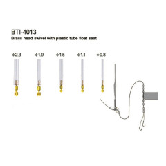 BTI-4013 Brass head swivel with plastic tube float seat