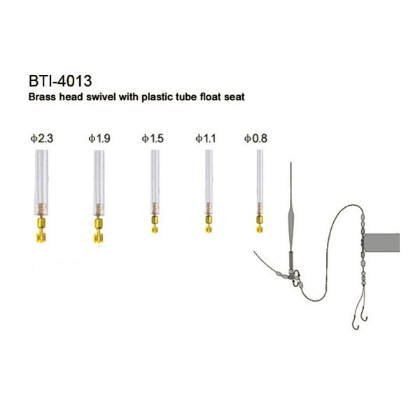 BTI-4013 Brass head swivel with plastic tube float seat