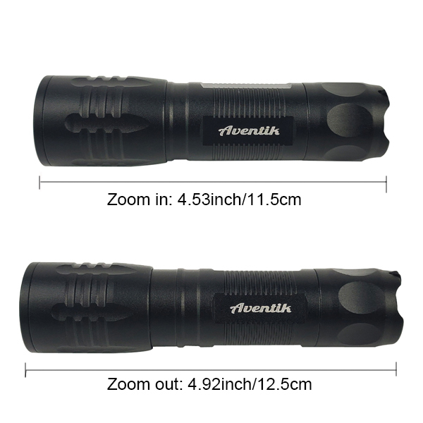 BTI-33A-3005 10W 5 ModeLs Zoomable LED Flashlight