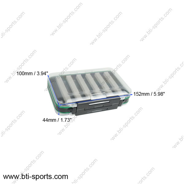 BTI-09A-H18ME Double sides waterproof fly box