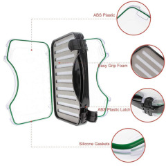BTI-09A-H18XL Large size double sided waterproof fly fishing box