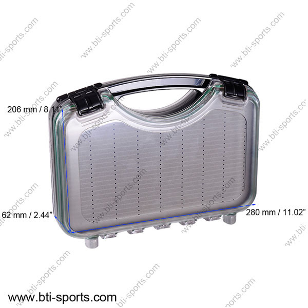 BTI-09A-H18XL Large size double sided waterproof fly fishing box