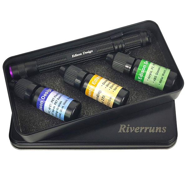35A-5001 Bonding UV Glues Combo Tool Kit with 395nm Zoom-able UV Pen Light