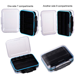 BTI-09A-H028&H029 Double sides waterproof fly box with compartments