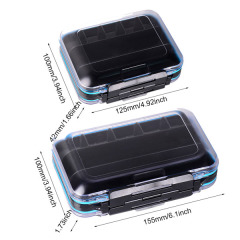 BTI-09A-H028&H029 Double sides waterproof fly box with compartments