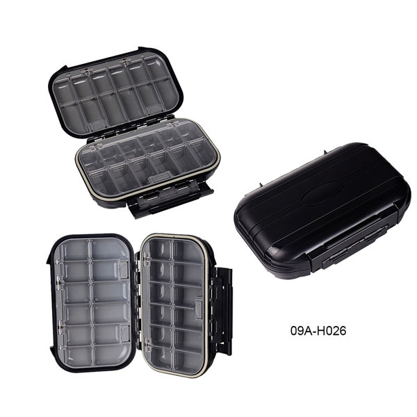 BTI-09A-H026&H027 Two Size 24 Compartments Waterproof Box With Quick Clip
