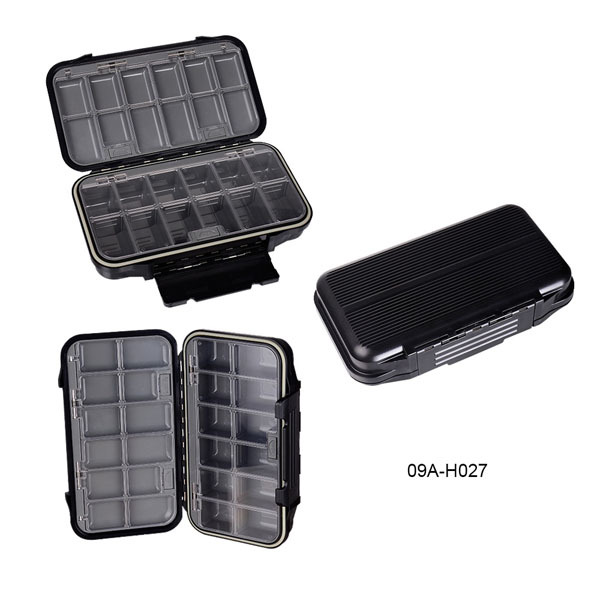 BTI-09A-H026&H027 Two Size 24 Compartments Waterproof Box With Quick Clip