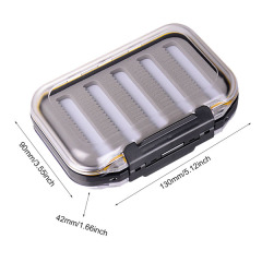 BTI-09A-H037 Stronger lids double side waterproof fly box