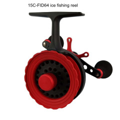15C-FID64 High feet design graphite ice fishing reel