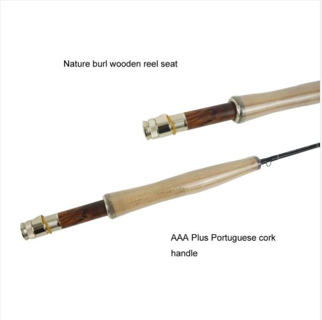 Short Fly Rods - 6'6'' LW3 3pcs Fast Action, 36T Carbon