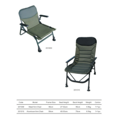 201009 & 201010 Carp fishing folding chair