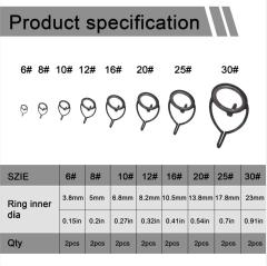 Fishing rod repair kit - Casting rod guide kit
