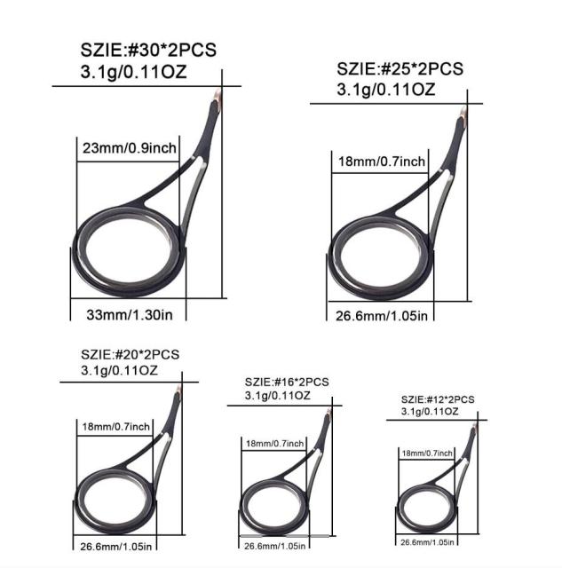 Fishing rod repair kit - Spinning rod guide kit