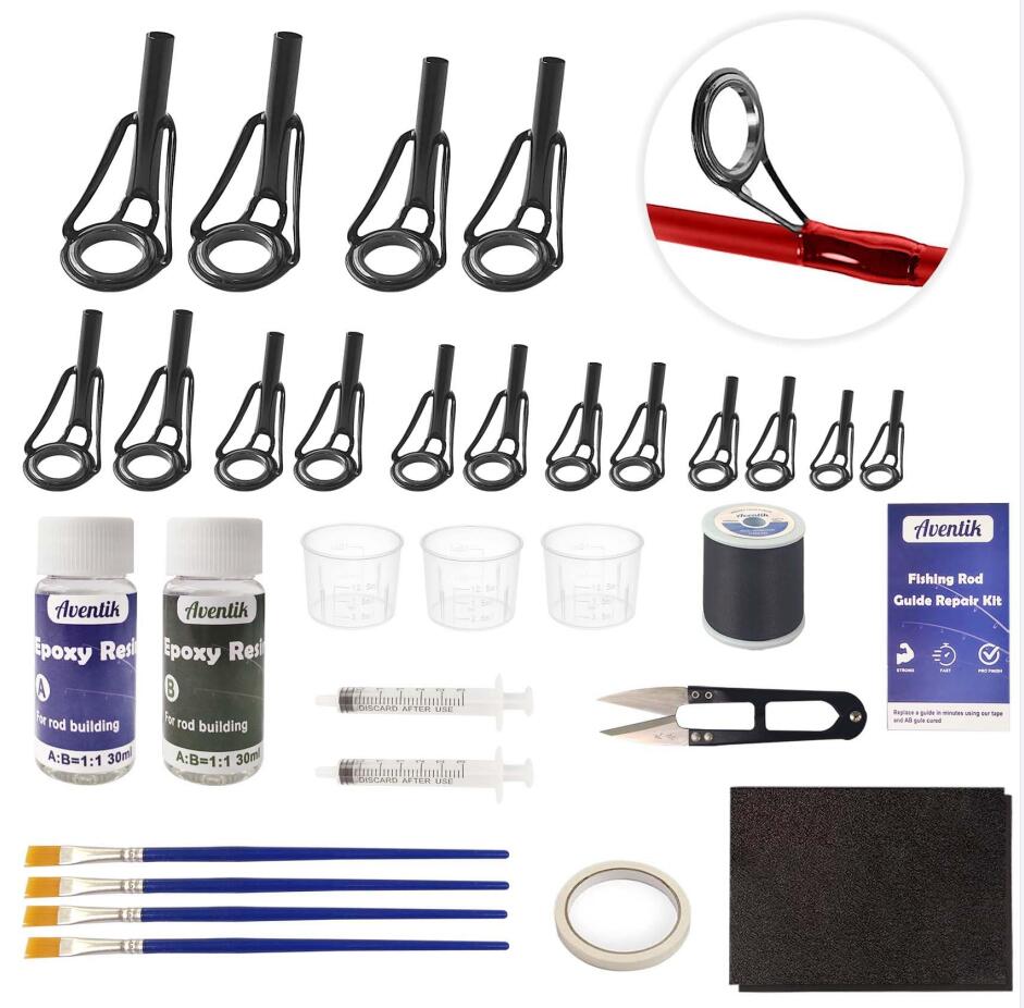 Fishing rod repair kit - Tip guide kit