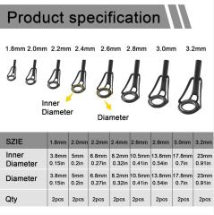 Fishing rod repair kit - Tip guide kit