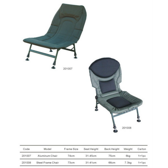 201007 & 201008 Carp fishing folding chair