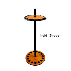BTI-09E-3155 wooden fishing rod holder, rod shelf